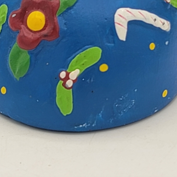 Mary Engelbreit Christmas Mitten Votive Candle Holders Set of 3 Hand Painted - Picture 6 of 16